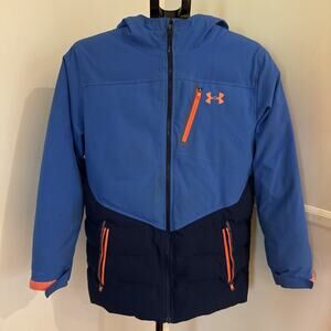 Under Armour ColdGear Boys Hooded Insulated Winter Jacket YXL